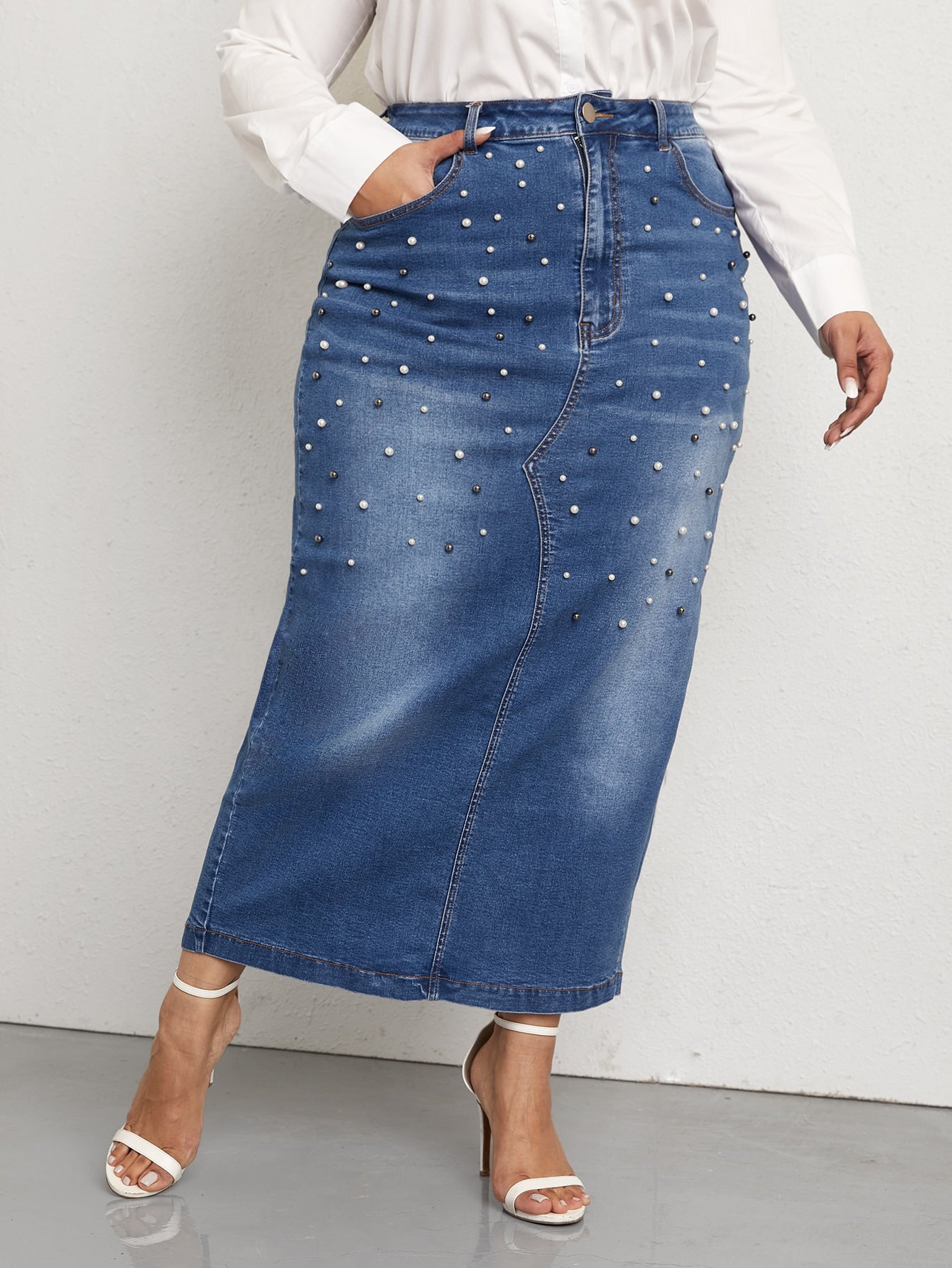 Plus Size Denim Skirts Wholesalers