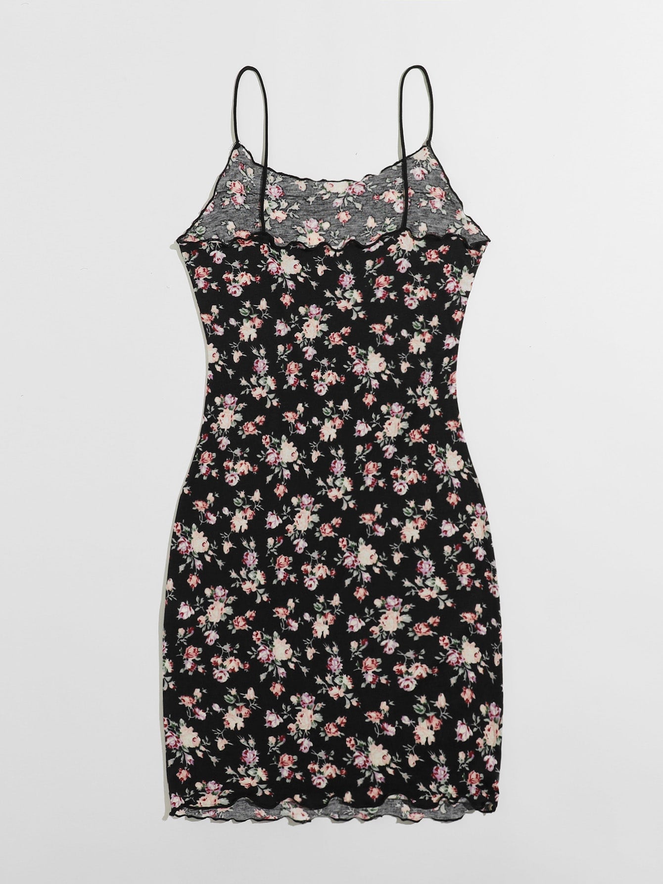 Lettuce Edge Ditsy Floral Dress