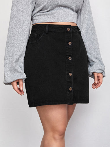 Plus Size Denim Skirts Producer