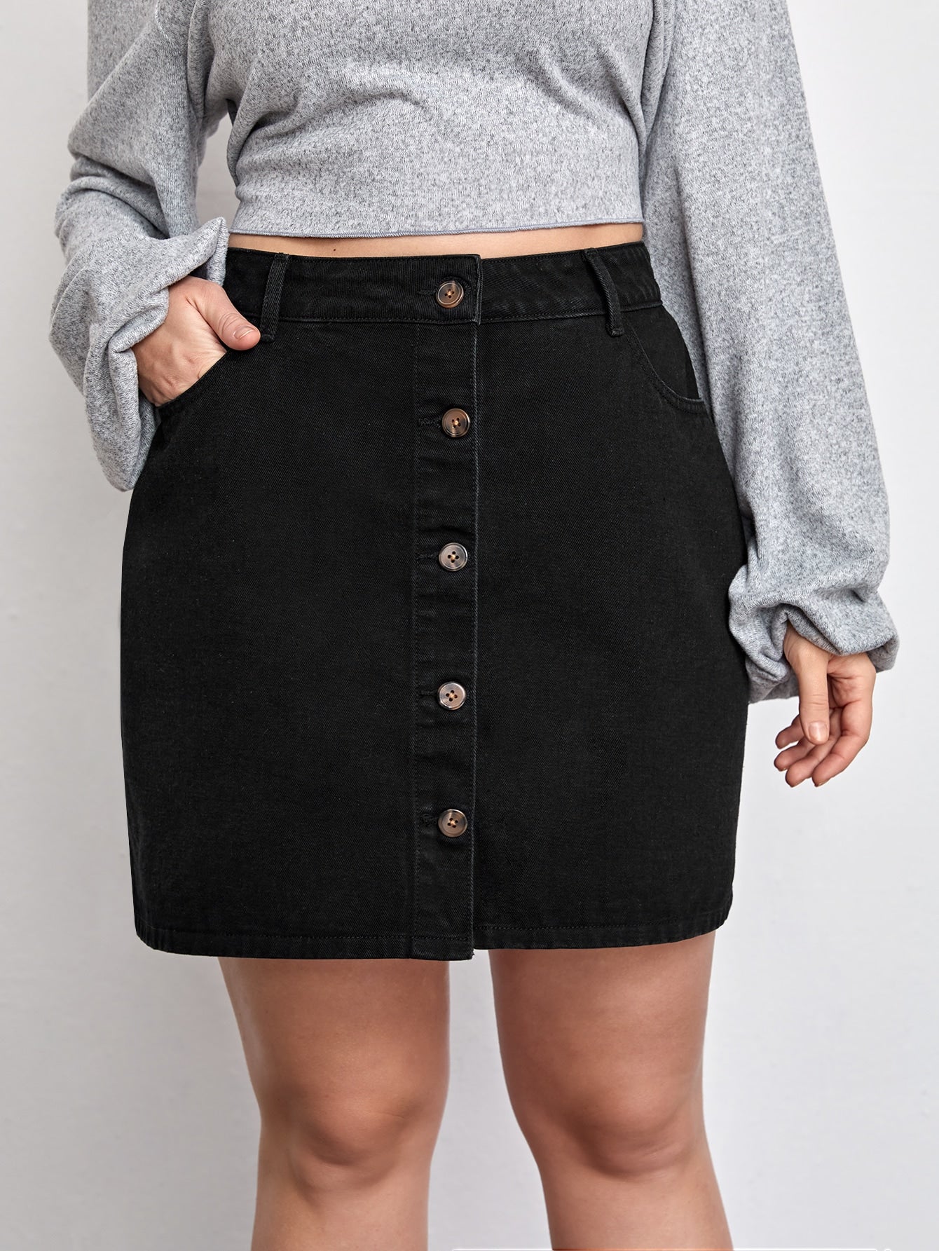 Plus Size Denim Skirts Suppliers