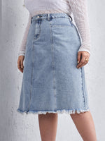 Plus Size Denim Skirts Supplier