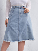 Plus Size Denim Skirts Factory