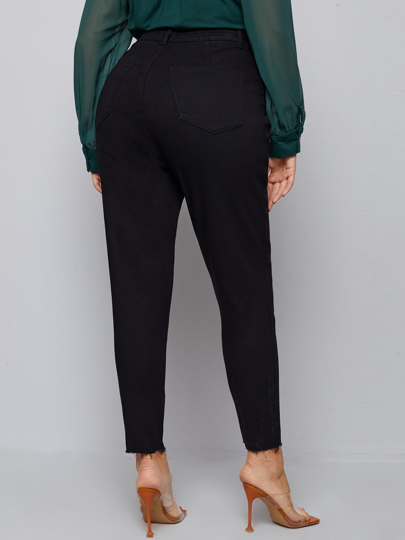 Plus High Rise Skinny Jeans