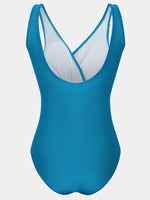 NEW FEELING Womens Sky Blue One-Pieces