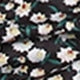 Ditsy Floral Knot Spaghetti Strap Pencil Natural Short Dress