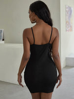 Knot Front Peekaboo Cami Dress