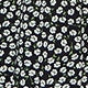 Ditsy Floral Button Front Short Sleeve Collar Flared High Waist Midi Dress