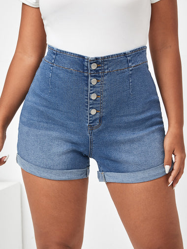 Plus Size Denim Shorts Suppliers