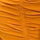 Plain Button Front Short Sleeve Off The Shoulder Flounce Natural Short Dress