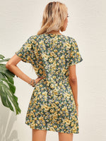 Allover Floral Tunic Dress