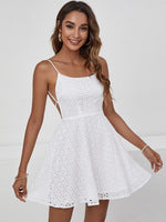 Tied Backless Schiffy Cami Dress