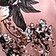 Floral Belted Short Sleeve V Neck Flounce High Waist Maxi Dress