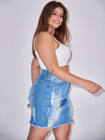 Plus Size Denim Skirts Factory
