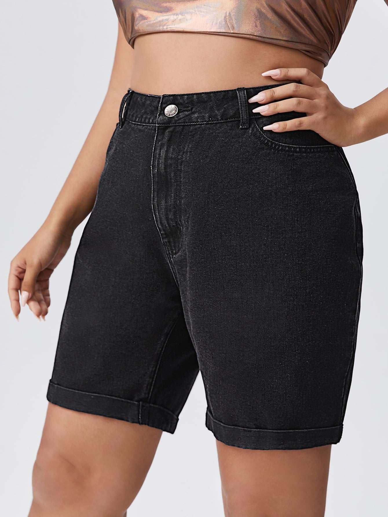 Plus Size Denim Shorts Producers