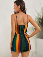 Colorblock Slip Romper