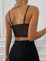Floral Lace Crop Cami Top