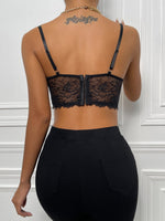 Eyelash Lace Crop Cami Top