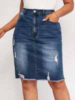 Plus Size Denim Skirts Supplier