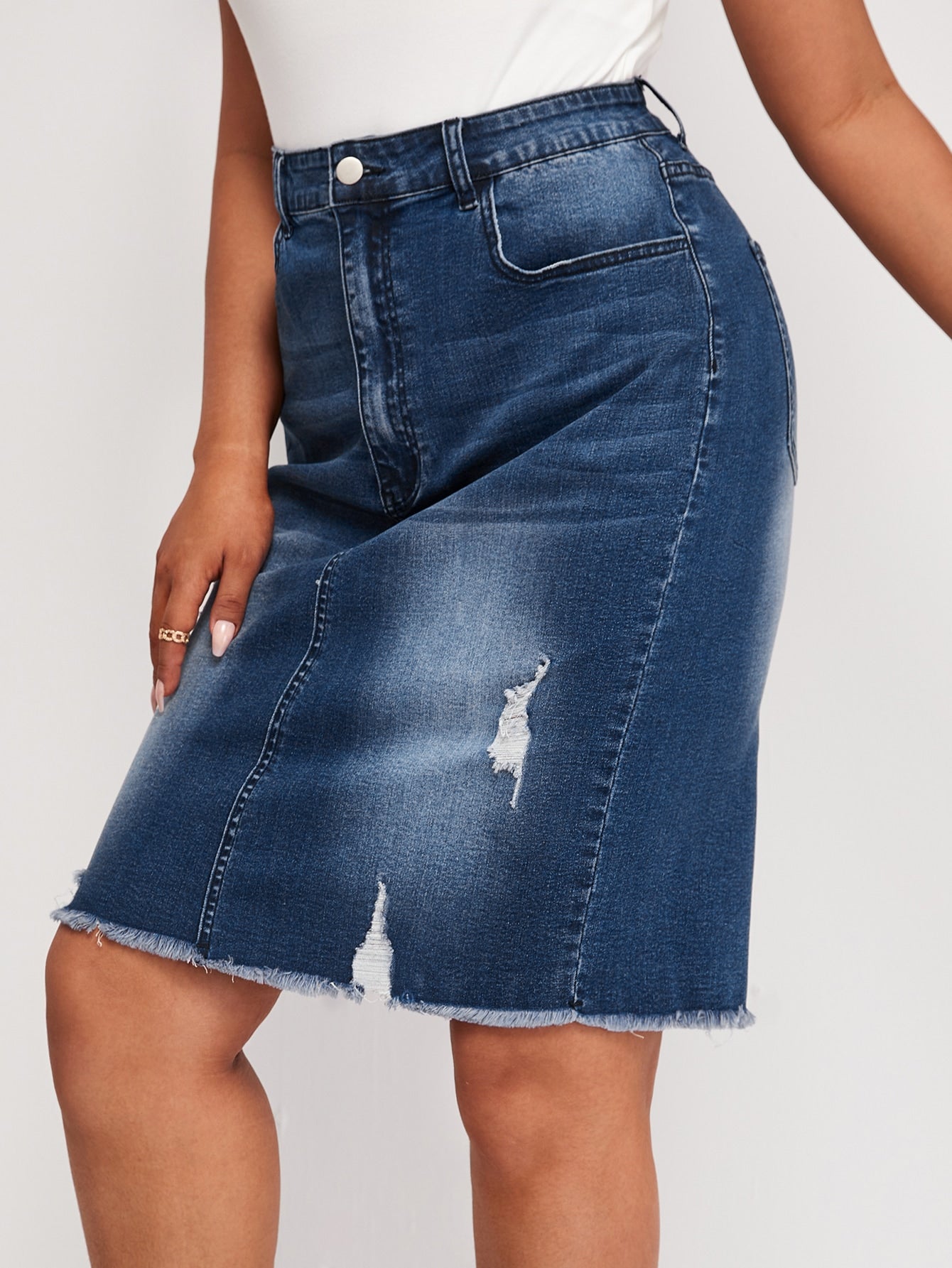 Plus Size Denim Skirts Factories