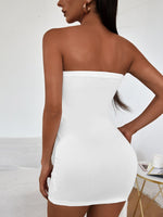 Cut Out Front Tube Bodycon Dress