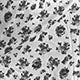 All Over Print Ruched Bust Short Sleeve Square Neck Slit High Waist Midi Womens Dress