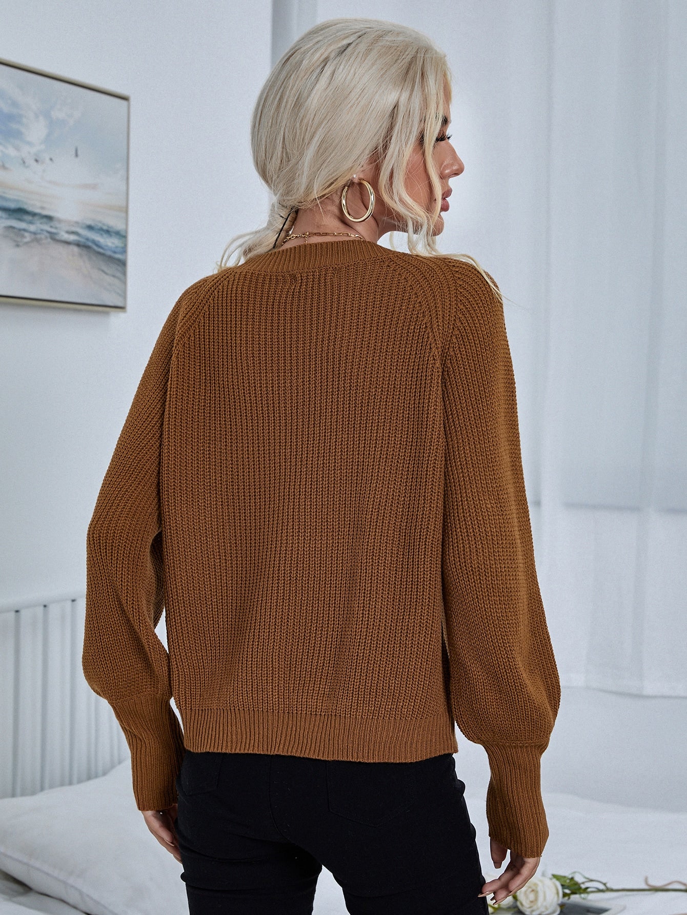 Raglan Sleeve Sweater