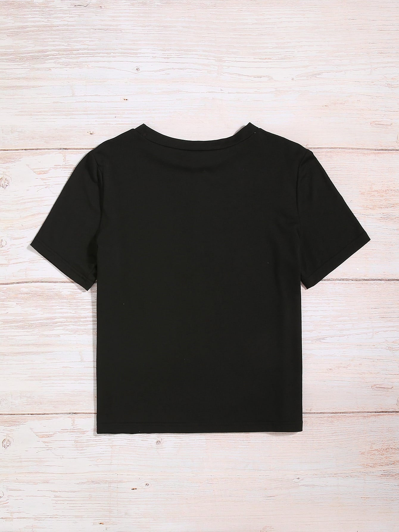 Skeleton Print Short Sleeve Tee