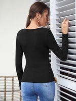 Lace Trim Slim Fit Tee