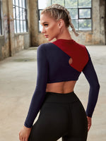 Colorblock Peekaboo Sports Tee