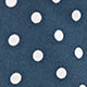 Polka Dot Scallop Sleeveless Notched Straight Natural Short Dress