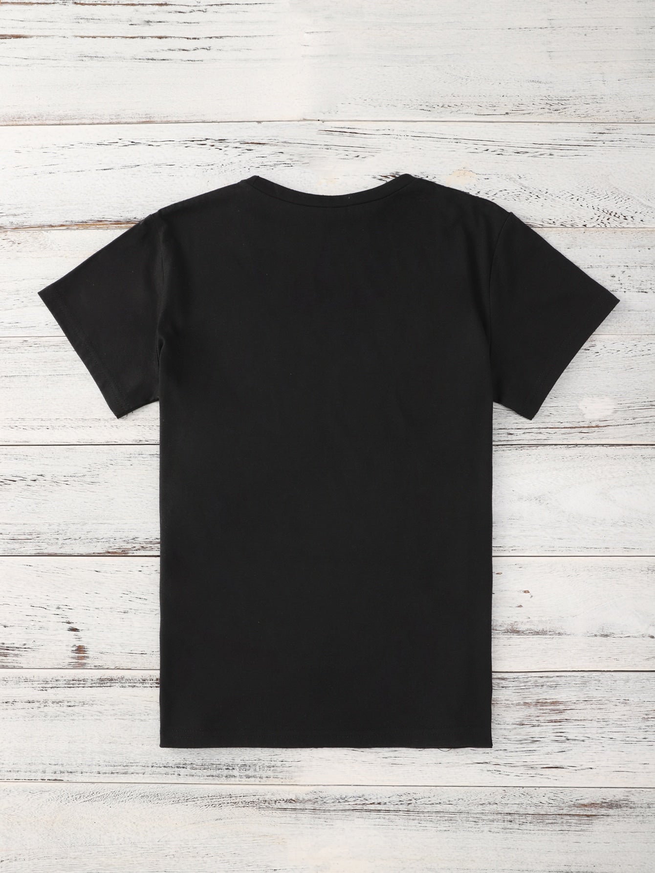 Pumpkin & Skeleton Hand Print Tee
