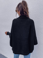 Open Front Cloak Cardigan