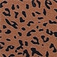 Leopard Long Sleeve V Neck Flared High Waist Short Dress