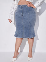 Plus Size Denim Skirts Manufacturers