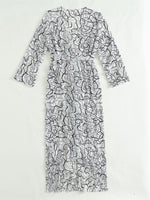 Allover Print Knot Kimono