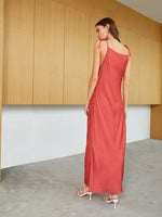 Slit Hem Tie Side Cami Dress