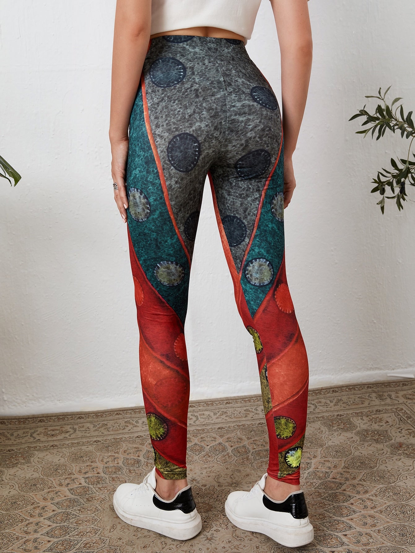 Colorblock High Waist Leggings