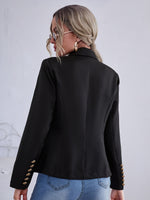 Double Breasted Flap Detail Blazer
