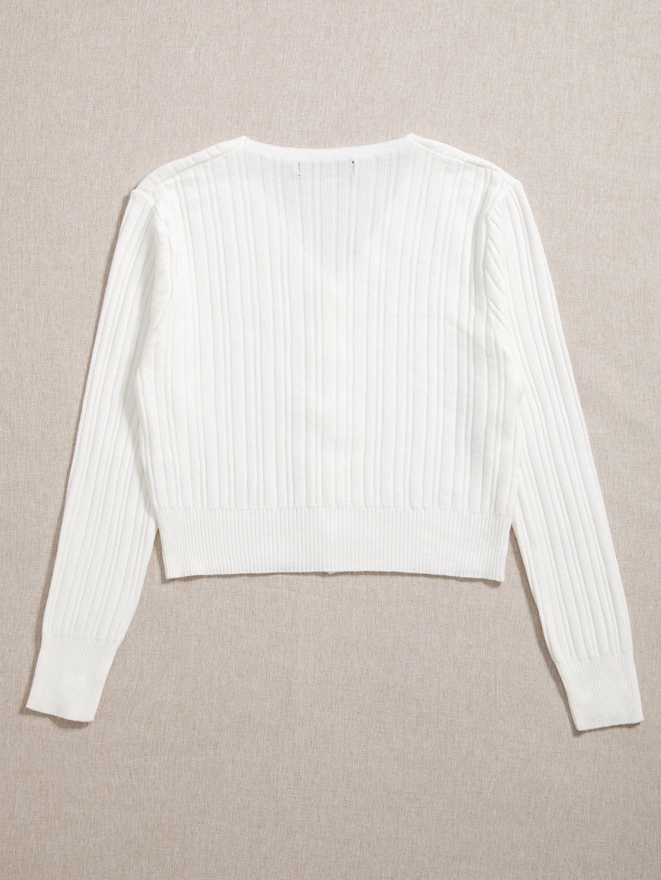 Drop Shoulder Crop Cardigan