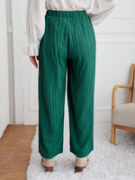 Solid Wide Leg Pants