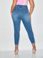 Plus Ripped Frayed Skinny Jeans