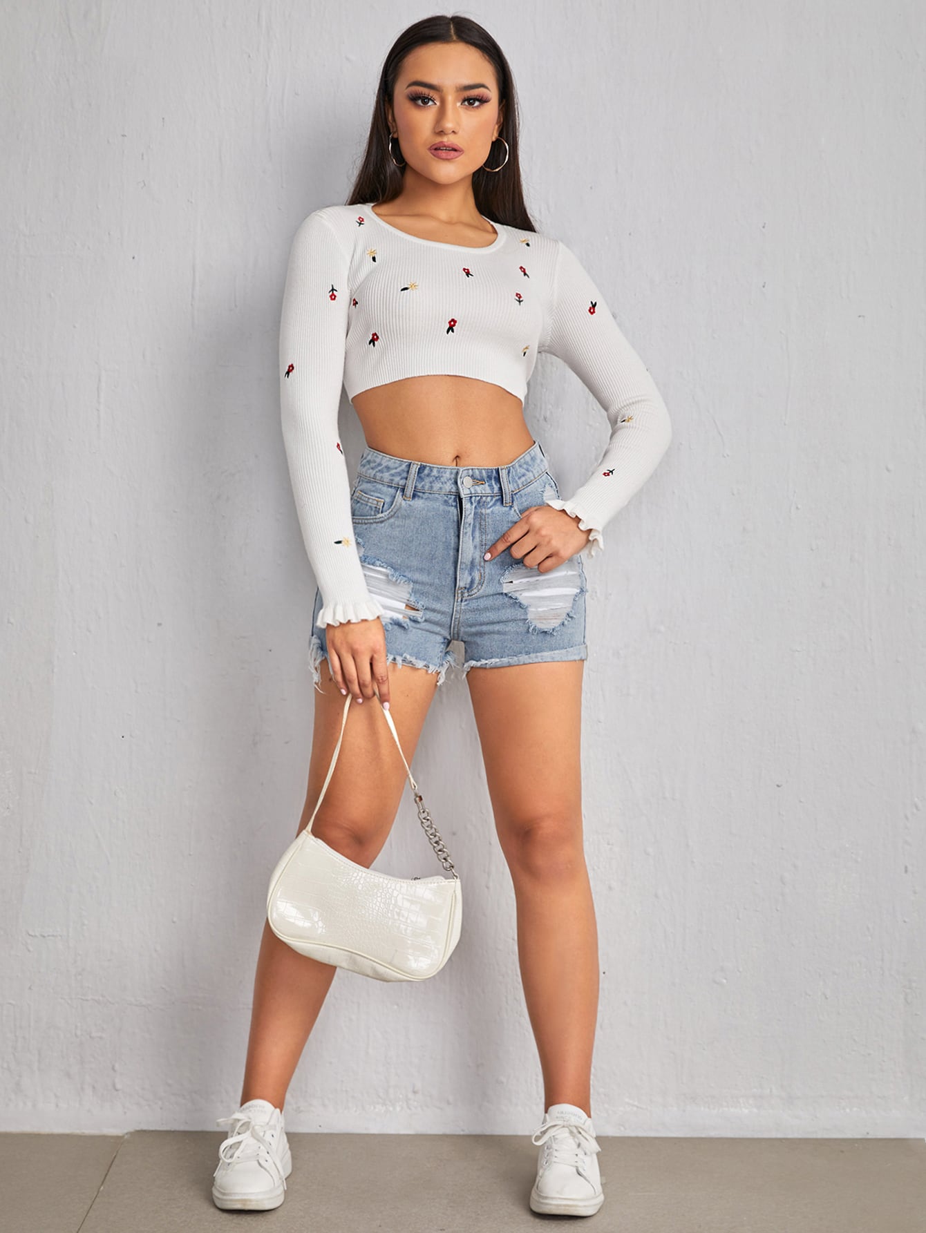 Women Denim Shorts Suppliers