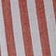 Striped Belted Sleeveless V Neck Flared High Waist Midi Dress