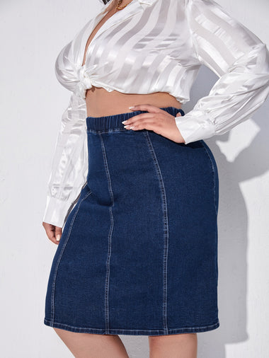 Plus Size Denim Skirts Suppliers