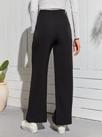 Slant Pocket Straight Leg Pants