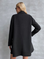 Double Breasted Pocket Patched Overcoat