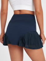 SPORTLIFE Tennis Contrast Pleated Hem Sports Skirt
