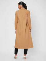 Single Button Pocket Side Overcoat