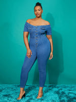 Plus Size Denim Overalls Supplier