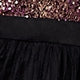 Colorblock Zipper Sleeveless Halter Flared High Waist Short Dress
